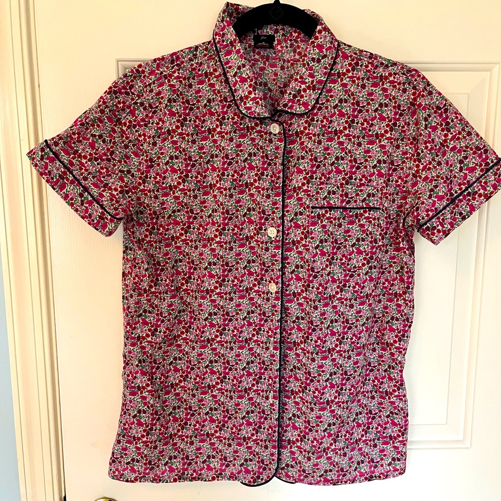 J Crew Liberty of London pajama set